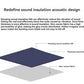 Damping sound insulation felt